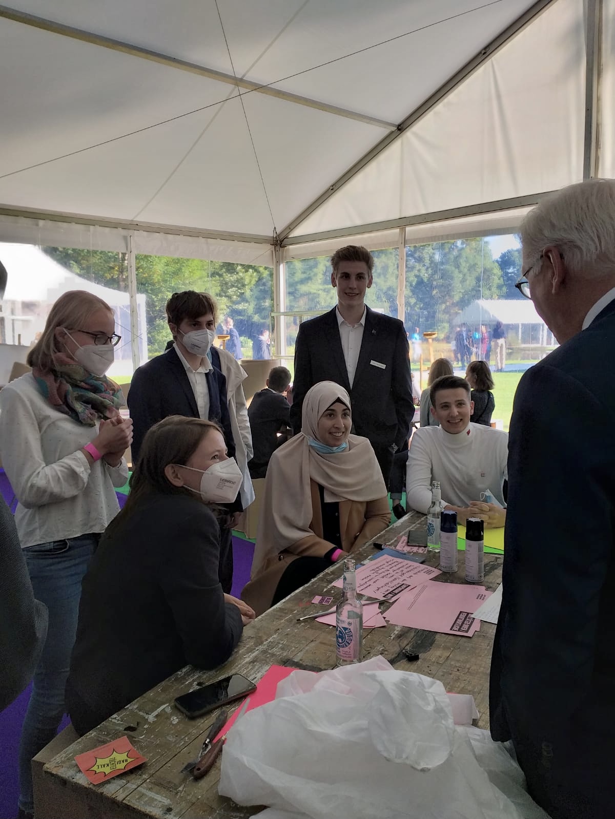 Radikale Töchter beim Bellevue-Takeover